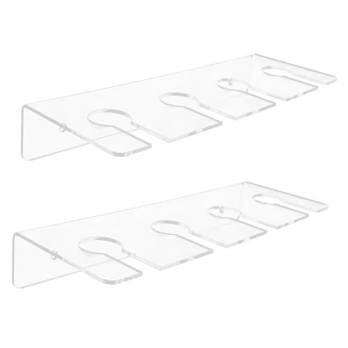 FUNOMOCYA 2Stücke Transparentes Weinglashalter Wandmontierbares Weinglasregal für Stilvolle Lagerung und Präsentation von Weingläsern für Moderne Küchen und Esszimmer FUNOMOCYA 2Stücke Transparentes Weinglashalter Wandmontierbares Weinglasregal für Stilvolle Lagerung und Präsentation von Weingläsern für Moderne Küchen und Esszimmer von FUNOMOCYA