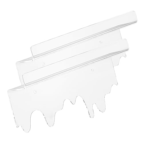 FUNOMOCYA 2Stücke Wandmontiertes Transparentes Regal Teiliges für Kosmetik und Kleinigkeiten Schwebendes Ablagesystem für Bad Schlafzimmer und Büro FUNOMOCYA 2Stücke Wandmontiertes Transparentes Regal Teiliges für Kosmetik und Kleinigkeiten Schwebendes Ablagesystem für Bad Schlafzimmer und Büro von FUNOMOCYA