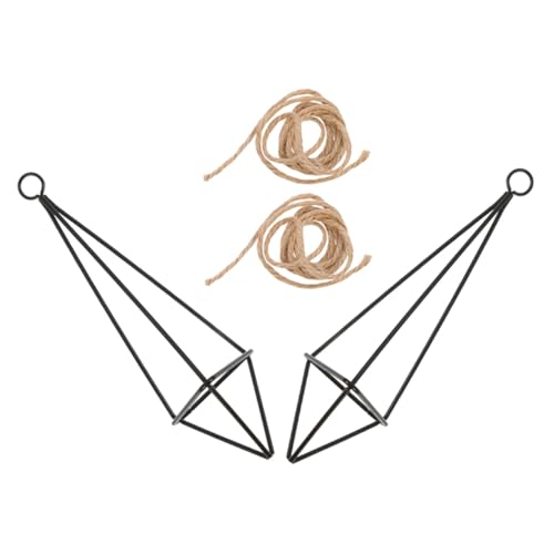 FUNOMOCYA 2er-Pack Luftpflanzenhalter Wanddekoration Pflanzenhänger Aus Eisen Für Das Home Office Modernes Geometrisches Design Luftpflanzen-topfhalter Wandhalterung FUNOMOCYA 2er-Pack Luftpflanzenhalter Wanddekoration Pflanzenhänger Aus Eisen Für Das Home Office Modernes Geometrisches Design Luftpflanzen-topfhalter Wandhalterung von FUNOMOCYA