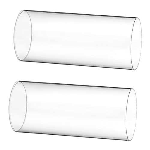 FUNOMOCYA 2stücke Transparentes Glas Kerzenrohr Winddichter Kerzenhalter Klarglas Kerzenabdeckung Für Dekorative Tischgestaltung Hochwertiges Glas Für Kerzenlicht Für Drinnen Und FUNOMOCYA 2stücke Transparentes Glas Kerzenrohr Winddichter Kerzenhalter Klarglas Kerzenabdeckung Für Dekorative Tischgestaltung Hochwertiges Glas Für Kerzenlicht Für Drinnen Und von FUNOMOCYA