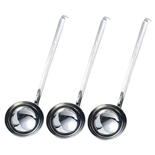 FUNOMOCYA 3 Stück Teiliges Edelstahl Suppenkellen Dicke Ergonomische Haushalts schöpflöffel mit Glatter Oberfläche Fassungsvermögen zum Servieren von Suppe und Soßen im Alltag und FUNOMOCYA 3 Stück Teiliges Edelstahl Suppenkellen Dicke Ergonomische Haushalts schöpflöffel mit Glatter Oberfläche Fassungsvermögen zum Servieren von Suppe und Soßen im Alltag und von FUNOMOCYA