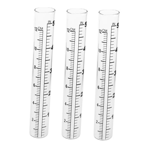 FUNOMOCYA 3 Stück Teiliges Glas-regenmesser Ersatzrohr Wetterfest Langlebig für Garten Außenbereich Präzise Regenmessung für Rasenbewässerung und Professionelle Nutzung FUNOMOCYA 3 Stück Teiliges Glas-regenmesser Ersatzrohr Wetterfest Langlebig für Garten Außenbereich Präzise Regenmessung für Rasenbewässerung und Professionelle Nutzung von FUNOMOCYA