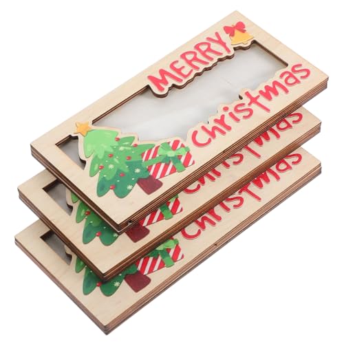 FUNOMOCYA 3 Stück Teiliges Holz Geldhalter für Weihnachten Multifunktionale Karten und Bargeldhalter Handliche Weihnachtsgeschenkidee Robustes Design Praktisches Accessoire für FUNOMOCYA 3 Stück Teiliges Holz Geldhalter für Weihnachten Multifunktionale Karten und Bargeldhalter Handliche Weihnachtsgeschenkidee Robustes Design Praktisches Accessoire für von FUNOMOCYA