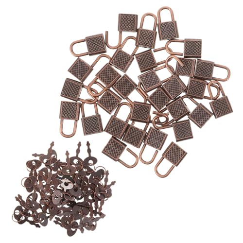 FUNOMOCYA 30 Sätze Teiliges Vintage Schloss mit Schlüsseln Metall Piratenschloss für Schatzkisten Authentische Niedliche Verriegelungen für Halloween-party Rollenspiele DIY Bastelprojekte von FUNOMOCYA