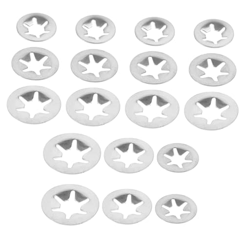 FUNOMOCYA 30 Stück Teiliges Edelstahl Sicherungsringe mit Innenzahn Klemmring für Lager Verschiedene Zuverlässig und Rostfrei für Maschinenbau und Industrie FUNOMOCYA 30 Stück Teiliges Edelstahl Sicherungsringe mit Innenzahn Klemmring für Lager Verschiedene Zuverlässig und Rostfrei für Maschinenbau und Industrie von FUNOMOCYA