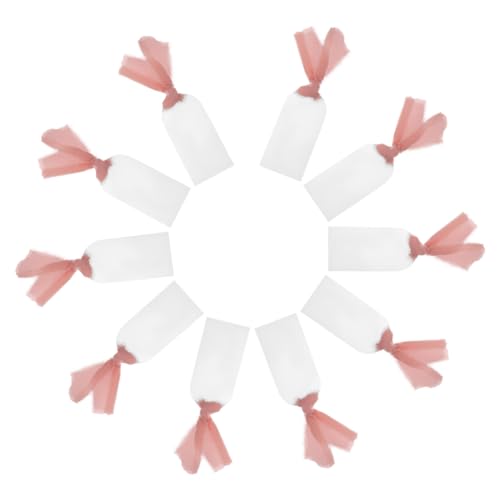 FUNOMOCYA 30 Stück Teiliges Transparentes Schild mit Band Wiederverwendbare Blanko Hochzeit Sitzplatzetiketten für Gäste Tischnummern Party Reservierungszeichen Individuelle von FUNOMOCYA