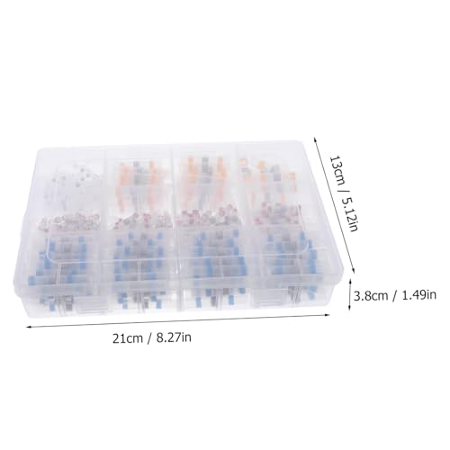 FUNOMOCYA 350 Stück Teiliges Wasserdichter Isolierter Lötverbinder mit Schrumpfschlauch für Elektrische Kabelverbindungen Hitzeschrumpfend Geeignet für Auto Bootsreparaturen von FUNOMOCYA