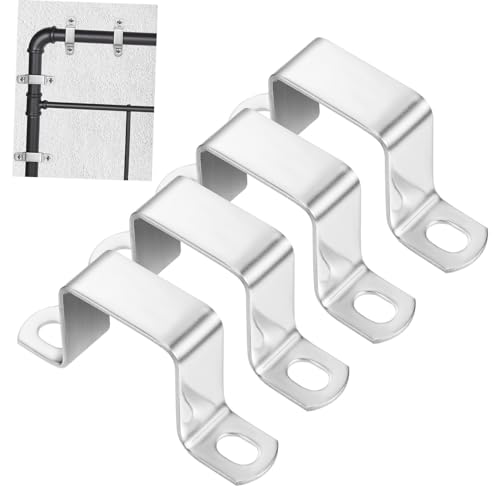 FUNOMOCYA 4 Stück Edelstahl Rohrschellen U förmige Halterung für Quadratische Rohre Stabile Befestigung Kabel Kraftstoffleitungsclips Robust und Einfach zu Montieren FUNOMOCYA 4 Stück Edelstahl Rohrschellen U förmige Halterung für Quadratische Rohre Stabile Befestigung Kabel Kraftstoffleitungsclips Robust und Einfach zu Montieren von FUNOMOCYA