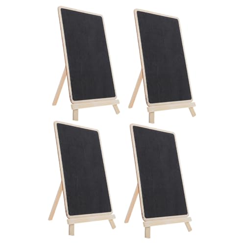 FUNOMOCYA 4 Stück Kleine Tafel Tisch und Desktop Kreidetafeln mit Standfuß Abwischbare Schreibtafel für Dekoration und Events für Hochzeiten Partys und Gastronomie FUNOMOCYA 4 Stück Kleine Tafel Tisch und Desktop Kreidetafeln mit Standfuß Abwischbare Schreibtafel für Dekoration und Events für Hochzeiten Partys und Gastronomie von FUNOMOCYA