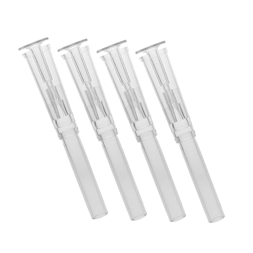 FUNOMOCYA 4 Stück Mini Wasserfontäne Düse Transparent Sprühkopf für Gartenteich und Aquarien für Ruhige Umgebungen und Kleine Wasserlandschaften Dekorative Sprühwirkung für Entspannende von FUNOMOCYA