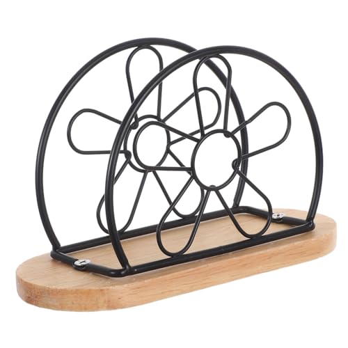 FUNOMOCYA 4 Stück Serviettenspender aus Edelstahl Stabiles Freistehendes für Servietten Vielseitig Einsetzbar für Restaurant Hotel und Esstisch Modernes Design von FUNOMOCYA