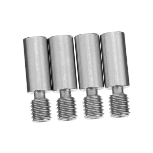 FUNOMOCYA 4 Stück Teiliges Edelstahl Heatbreak Drucker Rostfrei Präzise Gefertigt Superglatte Oberfläche Thermische Isolierung von Heizblock und Kühlblock Kompatibel mit Filament von FUNOMOCYA