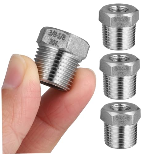 FUNOMOCYA 4 Stück Teiliges Gartenschlauch Adapter mit Gewinde Rostfrei Langlebig für Wasserhahn Wohnmobil Wasserleitungen Einfach zu Montieren Wetterbeständig FUNOMOCYA 4 Stück Teiliges Gartenschlauch Adapter mit Gewinde Rostfrei Langlebig für Wasserhahn Wohnmobil Wasserleitungen Einfach zu Montieren Wetterbeständig von FUNOMOCYA