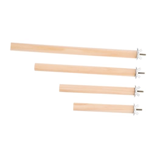 FUNOMOCYA 4 Stück Teiliges Vogelkäfig Sitzstangen Robuste Holzstangen in Komfortable Papageien Sitzstange Vielseitiges Käfig Zubehör für Wellensittiche und Andere Vögel FUNOMOCYA 4 Stück Teiliges Vogelkäfig Sitzstangen Robuste Holzstangen in Komfortable Papageien Sitzstange Vielseitiges Käfig Zubehör für Wellensittiche und Andere Vögel von FUNOMOCYA