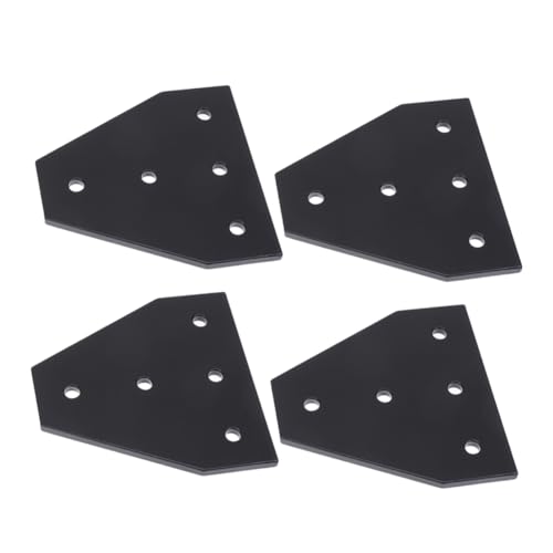FUNOMOCYA 4 Stück Verstärkungsplattenschlitz Extrudiertes Aluminium T Förmige Verbindungsplatte Verbindungsplatte Für Lineares Extrusionsgerät Für 3D Drucker Verbindungsplatte Aus von FUNOMOCYA
