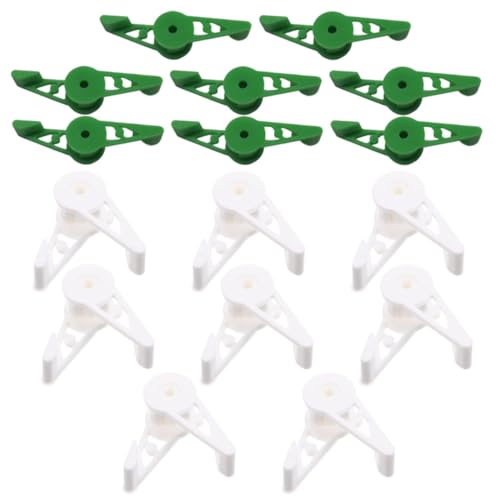 FUNOMOCYA 40 Stück Teiliges Verstellbare Pflanzenbieger Clips aus Robustem Kunststoff Wiederverwendbare Pflanzenklammern für Tomaten Äpfel Birnen Pfirsiche und Gemüse Praktische Rankhilfe von FUNOMOCYA