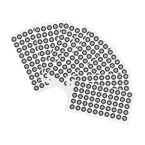 FUNOMOCYA 400 Stück Reflektierende Tracking punkte Scanner Hochreflektierende Reißfeste Markierungspunkte Dünn Wiederverwendbare Präzisionsaufkleber für Exakte Positionierung von FUNOMOCYA