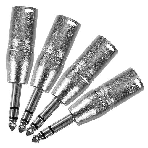 FUNOMOCYA 4Stücke Xlr Audioadapter Stecker Koppler für Stereo Audio Verbesserte Signalübertragung für Musiker Djs und Audiotechniker Kompatibel mit Mischpulten FUNOMOCYA 4Stücke Xlr Audioadapter Stecker Koppler für Stereo Audio Verbesserte Signalübertragung für Musiker Djs und Audiotechniker Kompatibel mit Mischpulten von FUNOMOCYA