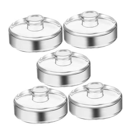 FUNOMOCYA 5 Stück Teiliges Glasfermentationsgewicht mit Griff Geeignet für Weithals-einmachgläser Sorgt für Gleichmäßiges Beschweren Komfortables Handling Transparente Gärgewichte für Kimchi FUNOMOCYA 5 Stück Teiliges Glasfermentationsgewicht mit Griff Geeignet für Weithals-einmachgläser Sorgt für Gleichmäßiges Beschweren Komfortables Handling Transparente Gärgewichte für Kimchi von FUNOMOCYA