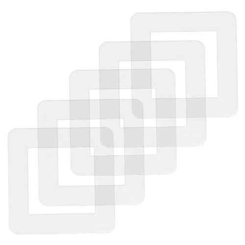 FUNOMOCYA 5 Stück Transparente Schalterabdeckung Schutzplatte Lichtschalter Abdeckplatte Steckdosen Abdeckung Schutz gegen Schmutz Einfache Montage Kompatibel für Wände von FUNOMOCYA