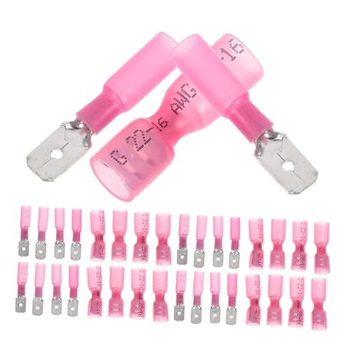 FUNOMOCYA 50 Paare Isolierte Flachstecker Verbinder Set Vollisolierte Steckverbinder mit Schnelltrennfunktion Selbstabstreifende Crimpklemmen Hitzeschrumpfbare Für Auto Elektroinstallationen FUNOMOCYA 50 Paare Isolierte Flachstecker Verbinder Set Vollisolierte Steckverbinder mit Schnelltrennfunktion Selbstabstreifende Crimpklemmen Hitzeschrumpfbare Für Auto Elektroinstallationen von FUNOMOCYA