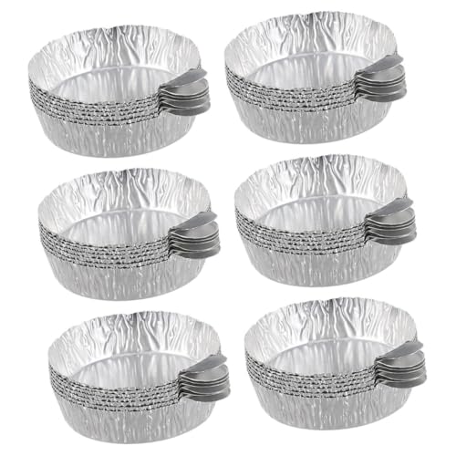 FUNOMOCYA 50 Stück Aluminiumfolie Wiegeschalen mit Griff Hitzebeständige Waageschalen aus Aluminiumfolie für Labor Pulver Flüssigkeitswiegung Stabile Oberflächenplatten für Präzises FUNOMOCYA 50 Stück Aluminiumfolie Wiegeschalen mit Griff Hitzebeständige Waageschalen aus Aluminiumfolie für Labor Pulver Flüssigkeitswiegung Stabile Oberflächenplatten für Präzises von FUNOMOCYA