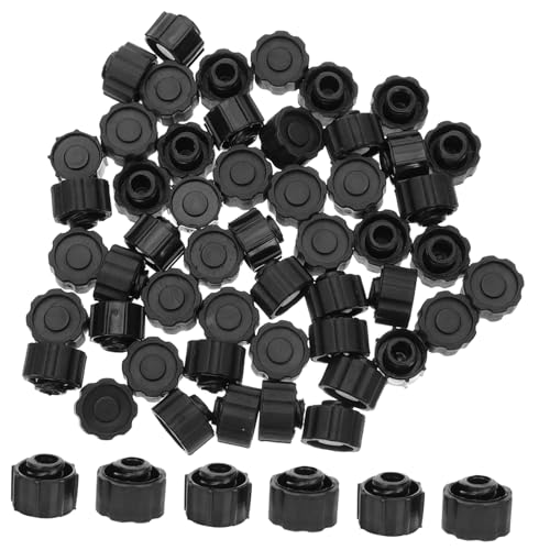 FUNOMOCYA 50Stücke Spritzenkappen aus Hochwertigem Spritzenadapter für Labor Handwerk Industrie zum Sicheren Verschließen von Verhindern von FUNOMOCYA