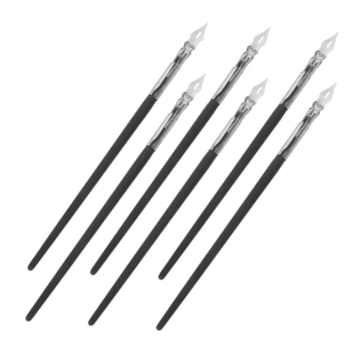 FUNOMOCYA 6 Stück Dip Pen Strichzeichnungsstifte Comic Stift Signatur Tintenstift Comic Zeichenstift Fluid Writer Stift Dip Schreibstift Federkiel Schreibstift Künstlerisches von FUNOMOCYA