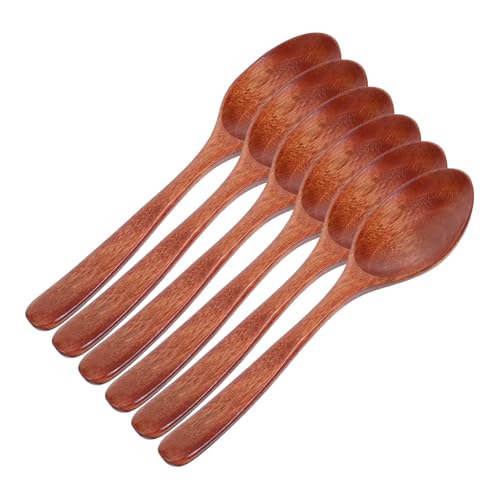 FUNOMOCYA 6 Stück Japanische Holzlöffel mit langem Griff Natürliche Holzhoniglöffel zum Rühren von Kaffee Tee Desserts und Frühstück Langlebig Leicht zu Reinigen Stilvolle Küchenutensilien FUNOMOCYA 6 Stück Japanische Holzlöffel mit langem Griff Natürliche Holzhoniglöffel zum Rühren von Kaffee Tee Desserts und Frühstück Langlebig Leicht zu Reinigen Stilvolle Küchenutensilien von FUNOMOCYA