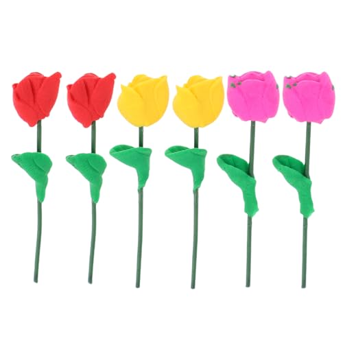 FUNOMOCYA 6 Stück Miniatur Puppenhaus Blumenstecker Teiliges DIY Gartendekorationszubehör Kunstvolle Blumenarrangements für Lebendige Puppenhaus Szenen Kompatibel mit Anderen FUNOMOCYA 6 Stück Miniatur Puppenhaus Blumenstecker Teiliges DIY Gartendekorationszubehör Kunstvolle Blumenarrangements für Lebendige Puppenhaus Szenen Kompatibel mit Anderen von FUNOMOCYA