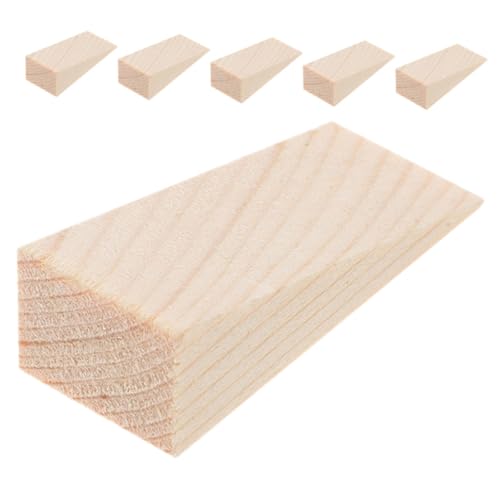 FUNOMOCYA 6 Stück Rutschfeste Holz Türstopper Dreieckige Holzkeile für Türen Büromöbel und Langlebiges Design mit Chevron Muster für Sicheren Halt und Elegante FUNOMOCYA 6 Stück Rutschfeste Holz Türstopper Dreieckige Holzkeile für Türen Büromöbel und Langlebiges Design mit Chevron Muster für Sicheren Halt und Elegante von FUNOMOCYA