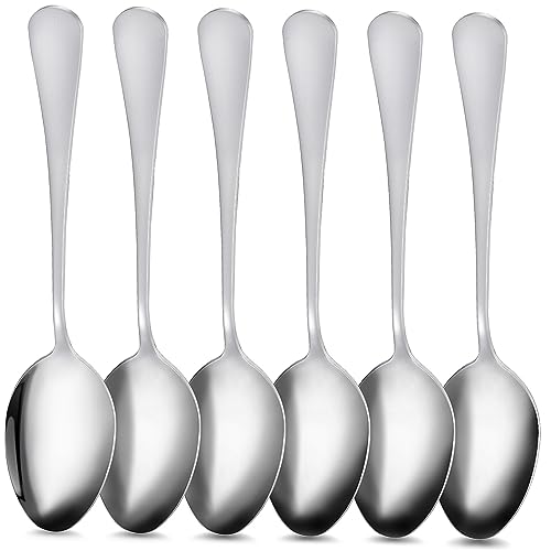 FUNOMOCYA 6 Stück Teiliges Esslöffel Multifunktionale Suppenlöffel für Reis und Obstsalat Leicht und Ergonomisch für Zuhause und Unterwegs von FUNOMOCYA