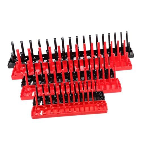 FUNOMOCYA 6 Stück Teiliges Steckschlüssel Organizer Set Vielseitiger Halter für Steckdosen für Garage und Heimwerker von FUNOMOCYA