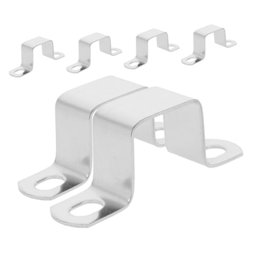 FUNOMOCYA 6 Stück Teiliges U förmige Rohrklemmen aus Edelstahl Quadratische Rohrschellen mit Robuster Bauweise Wetterbeständig und Vielseitig für Innen Außenmontage FUNOMOCYA 6 Stück Teiliges U förmige Rohrklemmen aus Edelstahl Quadratische Rohrschellen mit Robuster Bauweise Wetterbeständig und Vielseitig für Innen Außenmontage von FUNOMOCYA