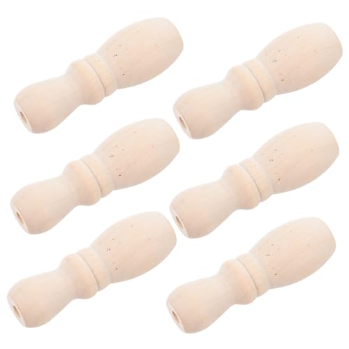 FUNOMOCYA 6 Stück Vase Förmige Quastenknöpfe für Fensterläden Dekorative Holzknöpfe für Jalousien Hängende Quasten für Vorhänge FUNOMOCYA 6 Stück Vase Förmige Quastenknöpfe für Fensterläden Dekorative Holzknöpfe für Jalousien Hängende Quasten für Vorhänge von FUNOMOCYA