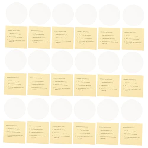 FUNOMOCYA 60 Stück Selbstklebende Reparaturpatches für Schwimmringe wasserdichte Flicksets für Aufblasbare Spielzeuge Runde Quadratische Patches Praktischer Box FUNOMOCYA 60 Stück Selbstklebende Reparaturpatches für Schwimmringe wasserdichte Flicksets für Aufblasbare Spielzeuge Runde Quadratische Patches Praktischer Box von FUNOMOCYA