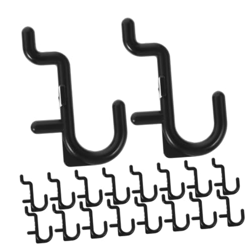 FUNOMOCYA 60 Stück Teiliges Pegboard Haken aus Langlebigem Kunststoff Einfach Einhängbar für Werkzeuglochwand Lager Werkstatt und Küchenutensilien Praktische Organisation mit Vielseitigen von FUNOMOCYA