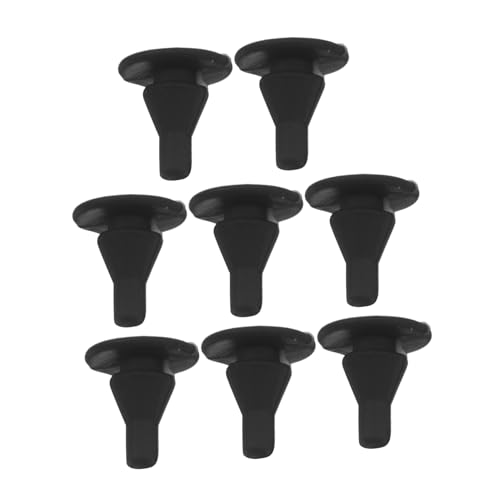 FUNOMOCYA 8 Stück Ersatz Silikonfüße für Küchengeräte Teiliges für Reiskocher und Slow Cooker Antirutsch Design Einfache Installation Langlebig und Verschleißfest Schwarz von FUNOMOCYA