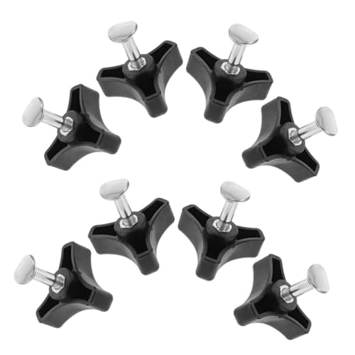 FUNOMOCYA 8 Stück Rasenmäher Griff Flügelmutter Schrauben Dreieckiger Haltegriff Ersatz für Rasenmäher Ergonomisch Passend Kraftsparend und Platzsparend für Gartengeräte von FUNOMOCYA