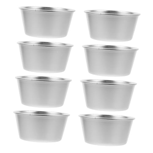 FUNOMOCYA 8 Stück Runde Wiederverwendbare Muffinformen für Pudding Kuchen und Desserts Antihaft für Vielseitige Backanwendungen FUNOMOCYA 8 Stück Runde Wiederverwendbare Muffinformen für Pudding Kuchen und Desserts Antihaft für Vielseitige Backanwendungen von FUNOMOCYA