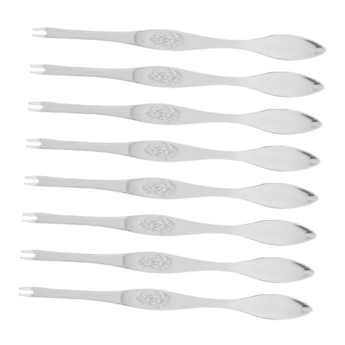 FUNOMOCYA 8 Stück Teiliges Krabbenbesteck aus Multifunktionale Krabbengabeln mit Elegantem Design Langlebig und Praktisch für Zuhause Restaurant und Hotel zum Einfachen Herauslösen von von FUNOMOCYA