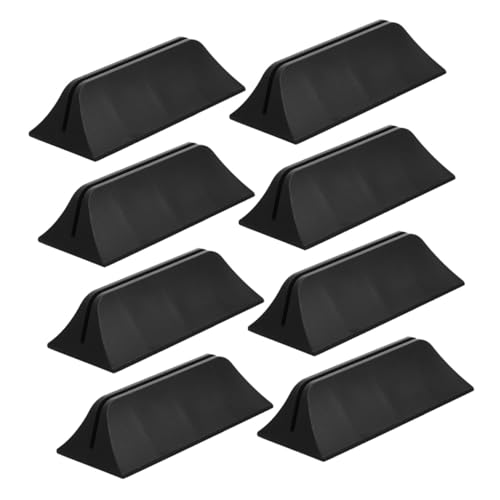 FUNOMOCYA 8 Stück Teiliges Verstellbare Kunststoffhalter für Büro Trennwände Stabile Tischklemmen für Glas und Sichtschutzpaneele Flexible Raumteiler Füße zur Einfachen Befestigung ohne von FUNOMOCYA