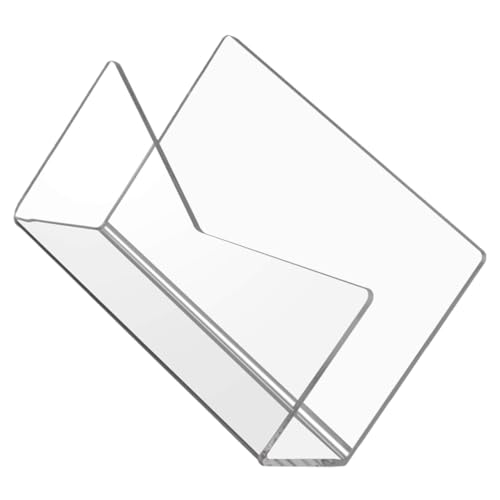 FUNOMOCYA Acryl Briefablage Transparent Mail Organizer Schreibtisch Aufbewahrungsregal Leichtes Posthalter Für Büro Zuhause Dokumentenablage von FUNOMOCYA