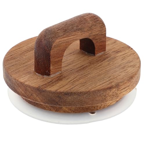 FUNOMOCYA Airtight Wooden Storage Lids für Einmachgläser Auslaufsichere Holzdeckel mit Silikondichtung für Öffnungen für Lebensmittellagerung und Dekorative Aufbewahrung von FUNOMOCYA