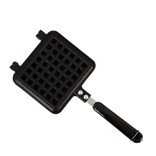 FUNOMOCYA Antihaft Waffeleisen Aluminiumlegierung Waffelbackform Quadratisch Kompakt Leicht für Haushalt und DIY Kuchenform Gleichmäßiges Backen Schnelles Aufheizen von FUNOMOCYA