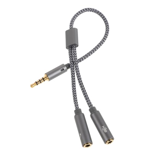 FUNOMOCYA Audio Splitter mit Mikrofonfunktion Dual Headphone Adapter Nylon Umanteltes Xlr Splitter Kabel für Stabile und Verlustfreie Audioübertragung für Gleichzeitige Geräteverbindung FUNOMOCYA Audio Splitter mit Mikrofonfunktion Dual Headphone Adapter Nylon Umanteltes Xlr Splitter Kabel für Stabile und Verlustfreie Audioübertragung für Gleichzeitige Geräteverbindung von FUNOMOCYA