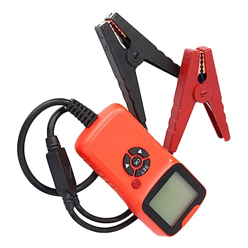 FUNOMOCYA Autobatterie Tester mit Ladezustandsanzeige Schnellmessgerät für Batterie Ladesystemstatus Überlast Verpolungsschutz Robustes Design Geeignet für Auto Motorrad Wohnmobil FUNOMOCYA Autobatterie Tester mit Ladezustandsanzeige Schnellmessgerät für Batterie Ladesystemstatus Überlast Verpolungsschutz Robustes Design Geeignet für Auto Motorrad Wohnmobil von FUNOMOCYA