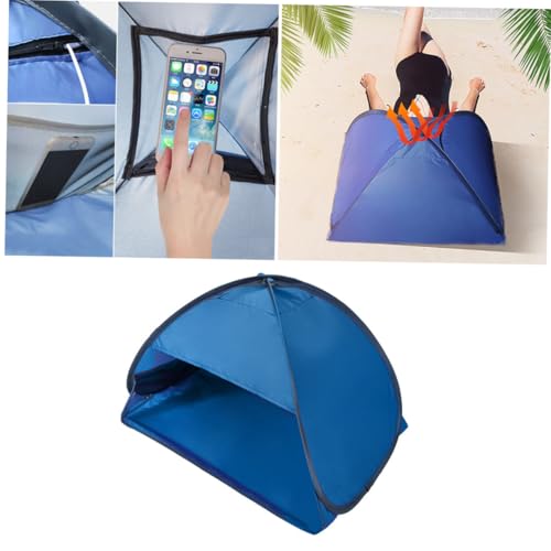FUNOMOCYA Automatisches Strandzelt Sekunden Aufbau Tragbarer Sonnenschutz Ultraleichtes Camping Sonnendach für Strand Picknick Angeln und Outdoor Aktivitäten von FUNOMOCYA