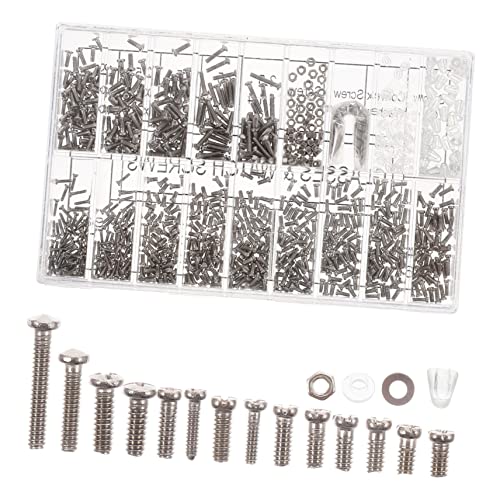 FUNOMOCYA Brillen Schrauben Reparaturset Teiligem Schraubensatz Praktisches Metallmaterial Mit Aufbewahrungsbox Geeignet für Brillenbügel und Nasenpads Vielseitiges Schraubenzieher Zubehör FUNOMOCYA Brillen Schrauben Reparaturset Teiligem Schraubensatz Praktisches Metallmaterial Mit Aufbewahrungsbox Geeignet für Brillenbügel und Nasenpads Vielseitiges Schraubenzieher Zubehör von FUNOMOCYA