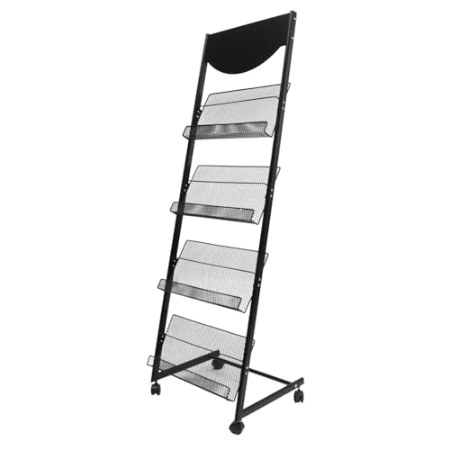 FUNOMOCYA Broschürenständer mit Stabiler Zeitungsständer und Vielseitiger Zeitschriftenhalter für Büro Empfangsbereiche und Messen Leicht zu Reinigen und Pflegen aus Robustem Material FUNOMOCYA Broschürenständer mit Stabiler Zeitungsständer und Vielseitiger Zeitschriftenhalter für Büro Empfangsbereiche und Messen Leicht zu Reinigen und Pflegen aus Robustem Material von FUNOMOCYA
